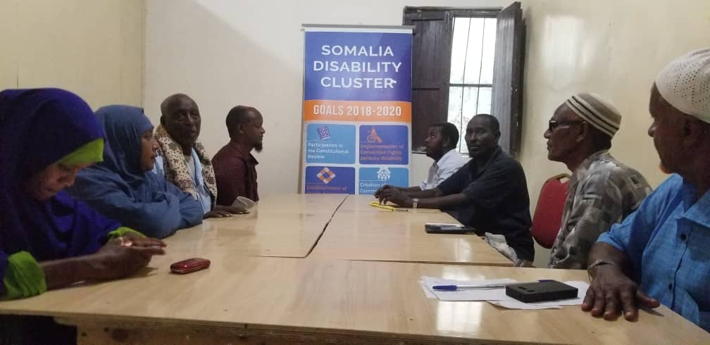 Monthly meeting for the Somali disability cluster September 2021